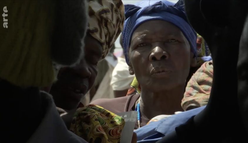 Capture d'écran du documentaire "Ouganda : le paradis des réfugiés", sur www.arte.tv.