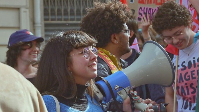 Irène Dao Solomos, petite-fille de communistes ayant fui la dictature grecque.