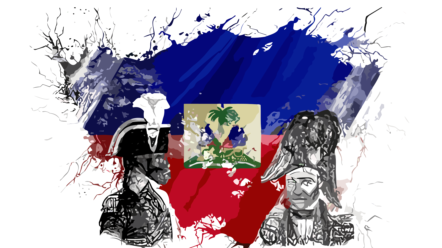 Dans l'historiographie haïtienne, c'est Jean-Jacques Dessalines qui est considéré comme le père fondateur d'une nation libre, et non Toussaint Louverture. Un design de Lony Nirennold.